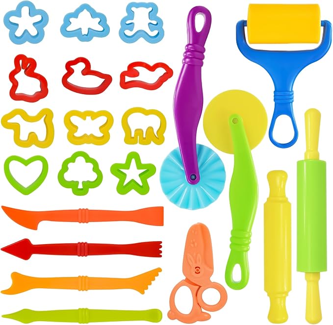 LCY WEDSHI Dough Tool Set, Dough Accessories Includes Cutters Roller, Rolling by LCYWEDSHI