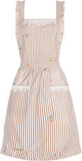 Funny Aprons for Women with Pockets, Kitchen Cooking Grilling Bbq Cute Chef by Aoomzoon