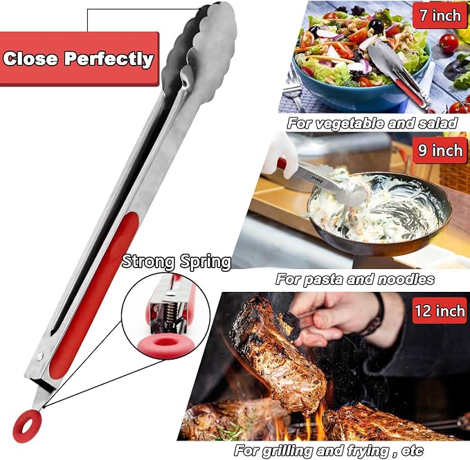 Anaeat Premium Sturdy Barbecue Tongs - Image 7