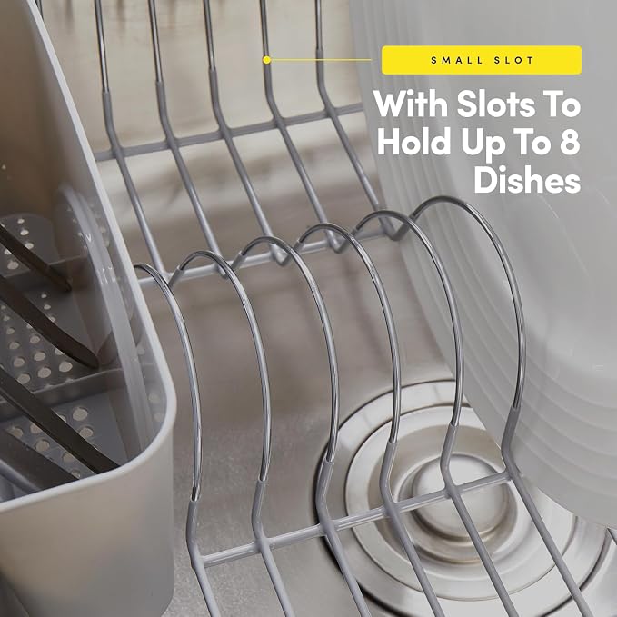 Dish Drying Rack & Cutlery Holder 2 Piece Set - Image 5
