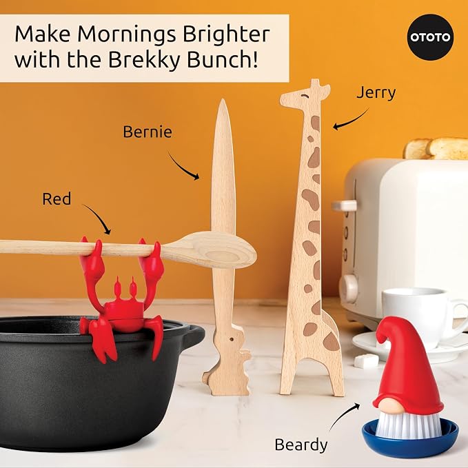 NEW OTOTO Jerry the Giraffe Toaster Tongs - Image 8