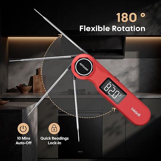 Rechargeable 0.5 Sec Reading Instant Read Meat Thermometer - Image 7