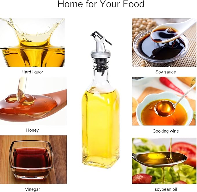 Accguan Oil Dispenser, 6oz Leakproof Olive Oil Dispenser, Set - Image 6