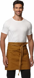 Unisex Waist Apron Half Bistro Apron Server Aprons by Guolamy