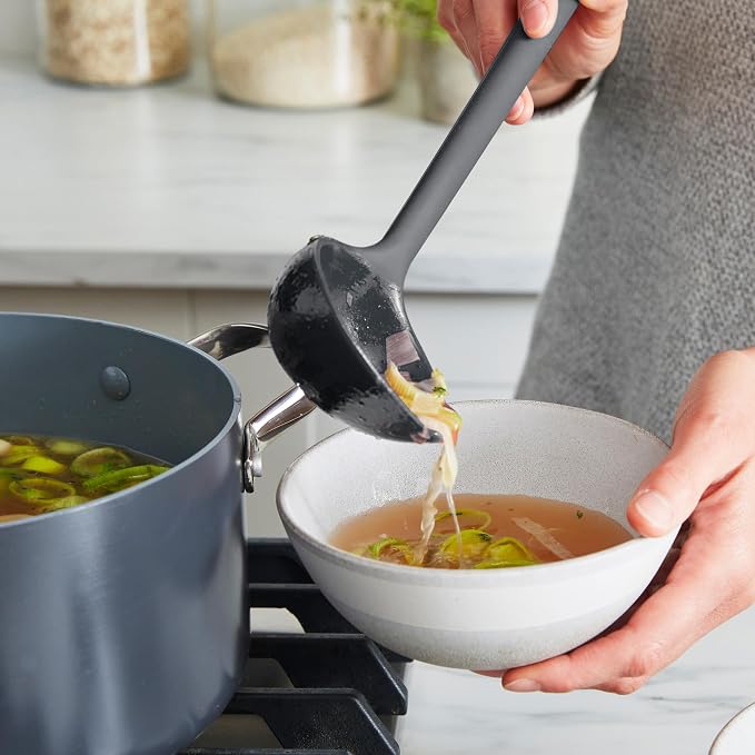 GreenPan Silicone Ladle, Soup Mixing Stirring Serving, Cooking Kitchen Utensil - Image 5
