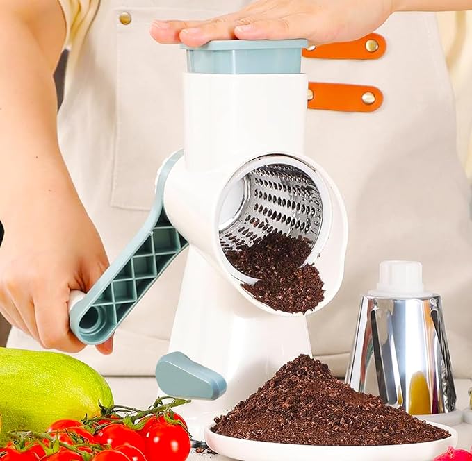 Dachenus Cheese Grater Rotary Cheese Grater, Versatile Cheese Shredder - Image 6