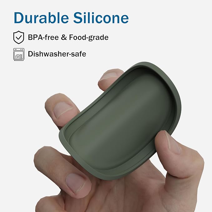 OHMO 2 Pack Pet Food Can Lids, BPA Free Silicone Covers - Image 3