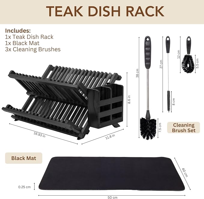 Teak Dish Rack - Image 7