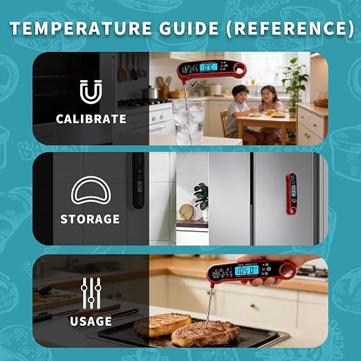 X&E Meat Thermometer Digital – Instant Read Food Thermometer - Image 7