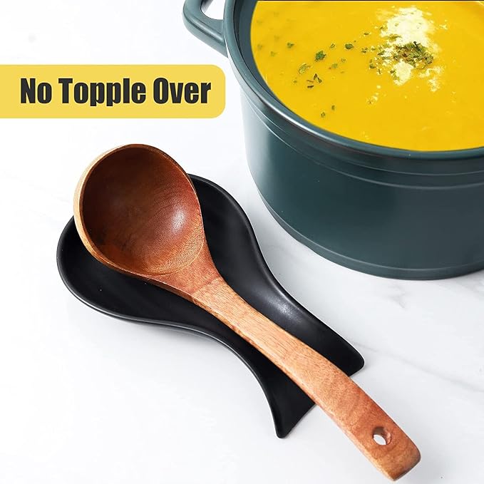 Hasense Porcelain Spoon Rest for Stove Top, 7 Inch Spoon Holder for Ladle - Image 7
