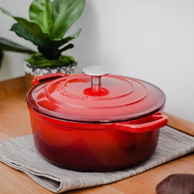 EDGING CASTING Enameled Cast Iron Dutch Oven Pot - Image 9