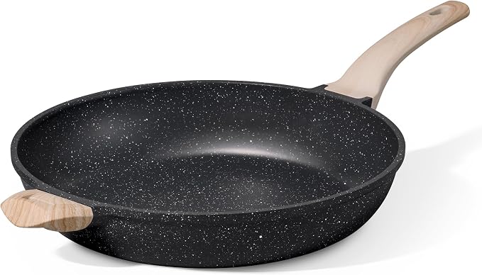 CAROTE 12.5 inch Nonstick Frying Pan Skillet, Non Stick Granite Fry Pan Egg Pan by CAROTE