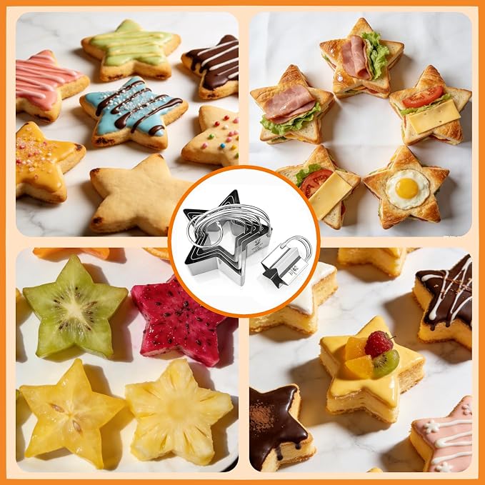 Star Cookie Cutters, Biscuit Cutter Set - Image 8