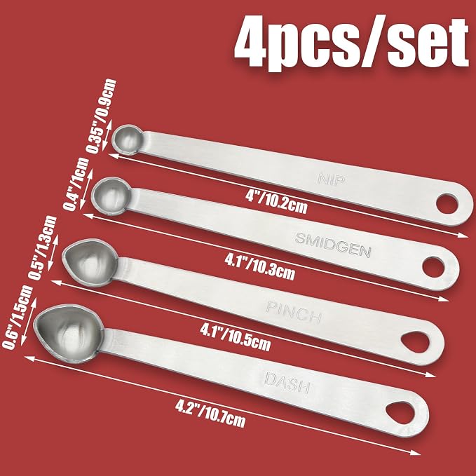 Luomorgo 4 Pc Set Measuring Spoons - Image 2