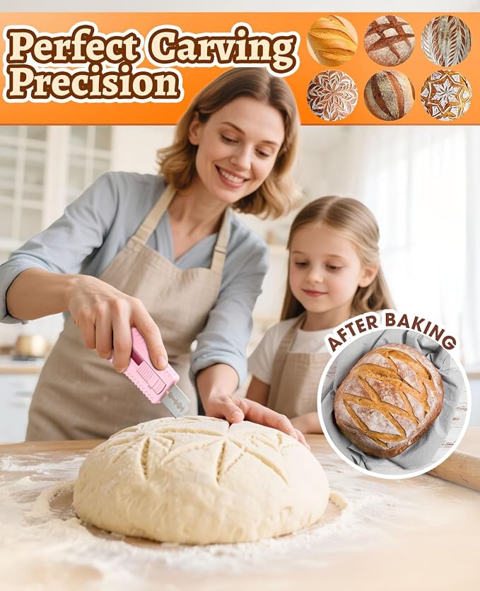 Bread Lame Sourdough Bread Baking Supplies Bread Cutter, Extractable & Magnetic - Image 4