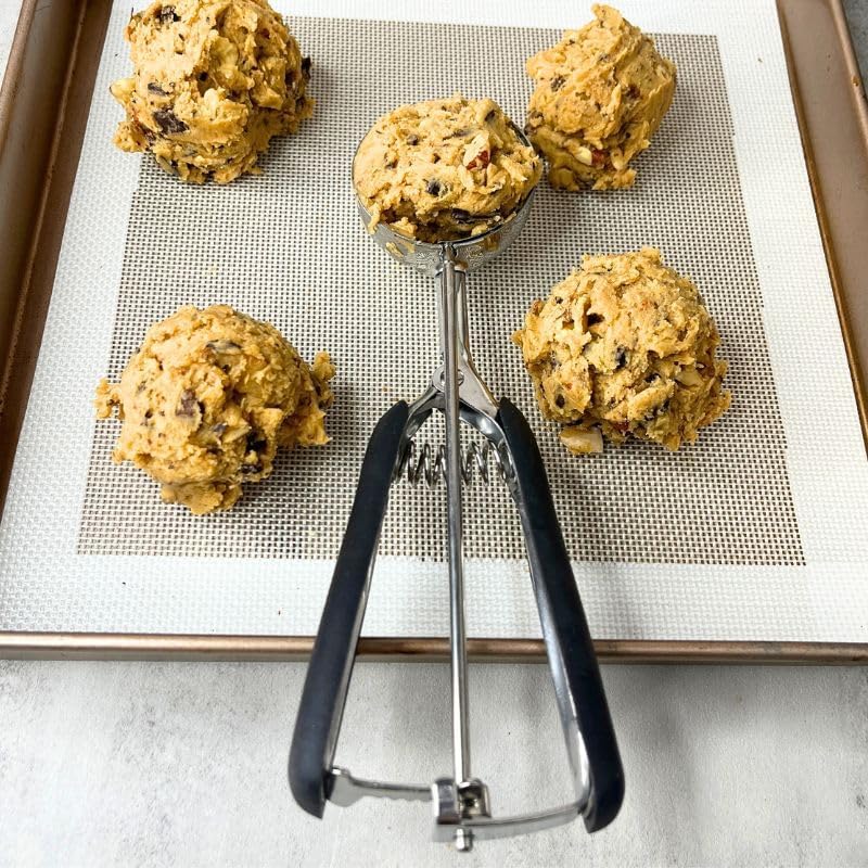 Cookie Scoop Set of 3 IceCream Scoop Set Stainless Steel Cookie Dough
