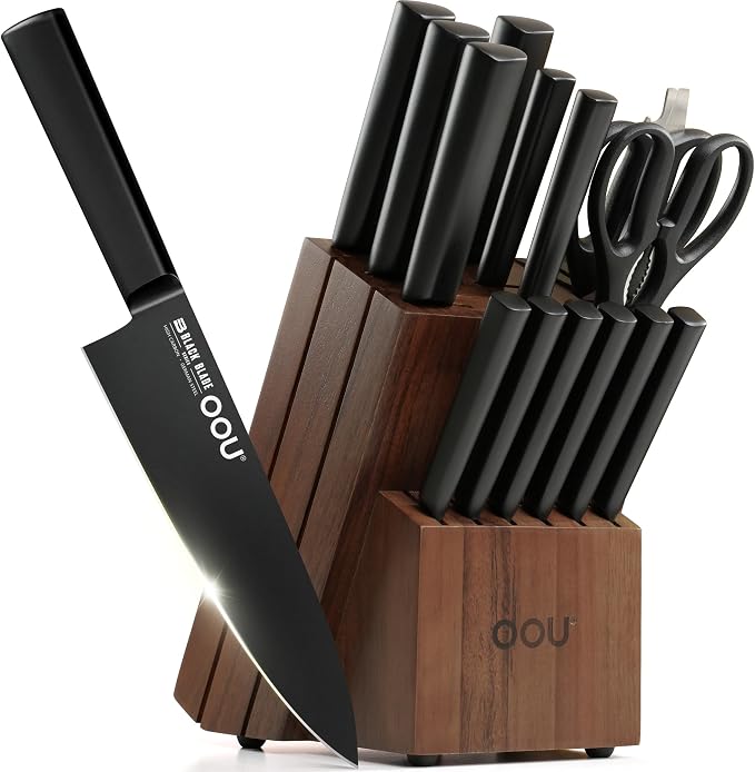 OOU Kitchen Knife Block Set by OOU