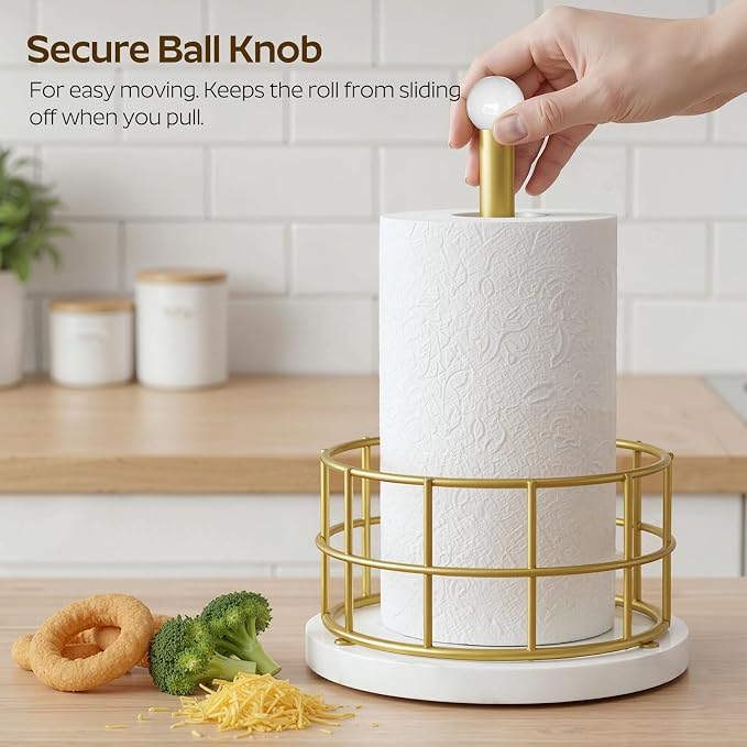 YATINEY Paper Towel Holder, Kitchen Paper Towel Holder - Image 5