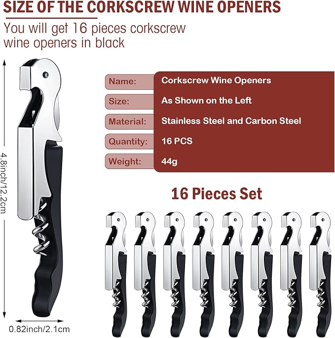 Wine Keys Opener Travel Corkscrew Wine bottle Opener Waiter Beer Bartender - Image 2