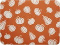 Fall Dish Drying Mat for Kitchen Counter Autumn White Pumpkins Festival by Unknown