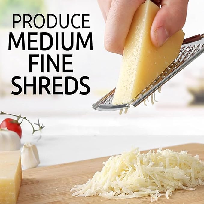 4 PCS Cheese Grater, Stainless Steel Cheese Shredder, Lemon Vegetable Slicer - Image 2