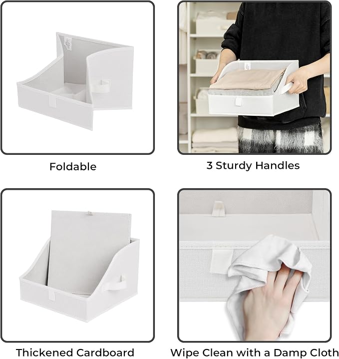 GRANNY SAYS Closet Storage Bins, Clothes Organizer and Storage Bins, Trapezoid - Image 8