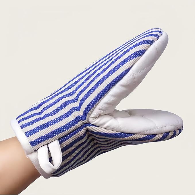 1 Pair Mini Oven Mitts, High Heat Resistant Oven Gloves, Kitchen Short Oven Mit - Image 7