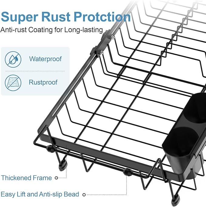 iSPECLE Expandable Dish Drying Rack - Image 6
