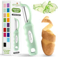 Spring Chef Premium Swivel Vegetable Peeler, Comfortable Handle and Ultra Sharp by SpringChef