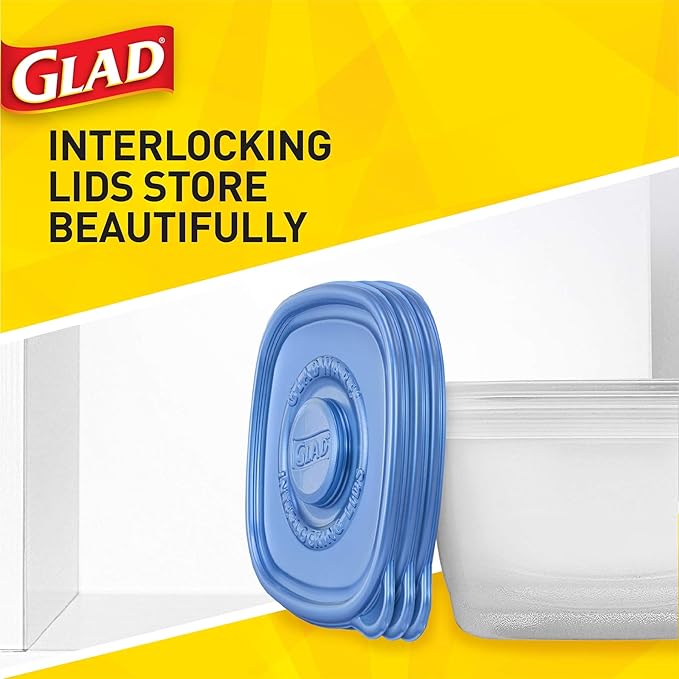 Glad GladWare Medium Rectangle Food Storage Containers - Image 6