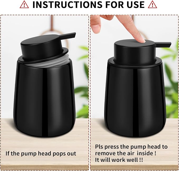 Soap Foaming Dispenser Ceramic - Image 3