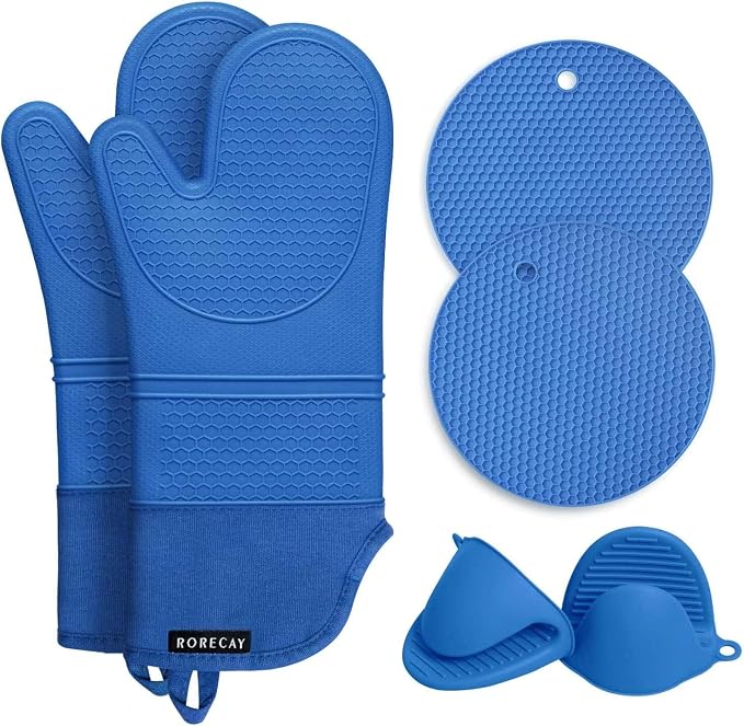Rorecay 6pcs Oven Mitts and Pot Holders Sets by Rorecay