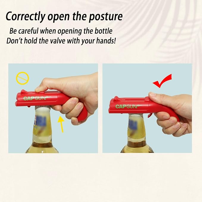 3PCs Cap Gun Bottle Opener - Image 3