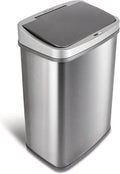 Ninestars DZT-50-28BR Automatic Touchless Motion Sensor Rectangular Trash Can by NINESTARS