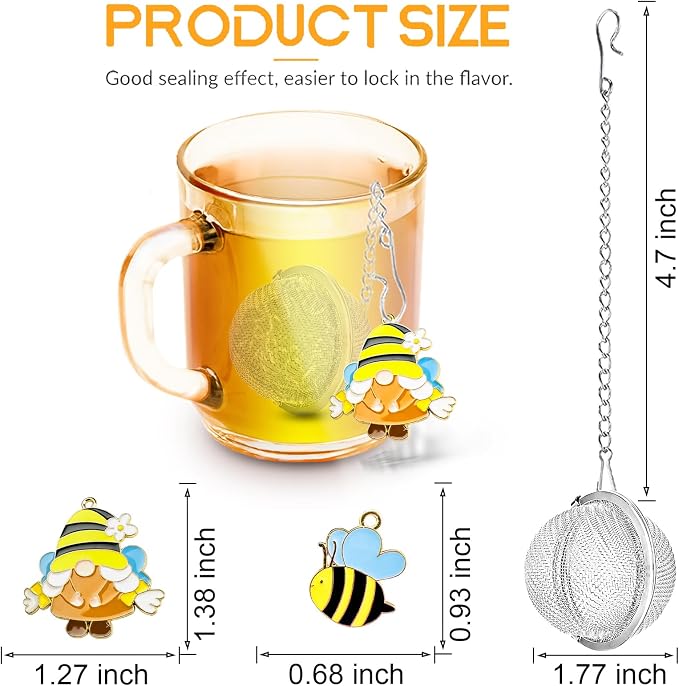TeaSanavie 2 Pack Tea Infuser for Loose Leaf Tea - Image 3