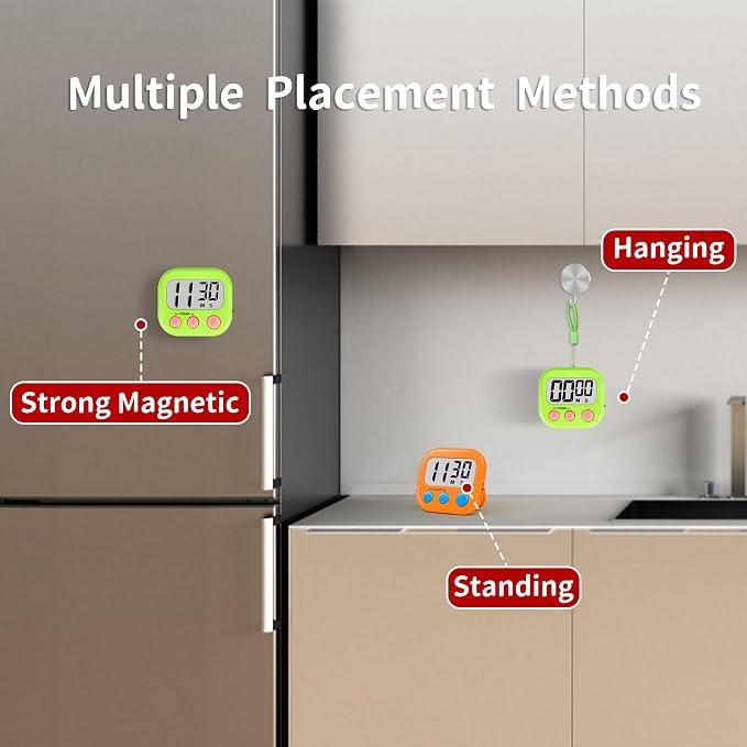 Timer for Kids Teachers Supplies Digital Kitchen Timers for Cooking Large - Image 6