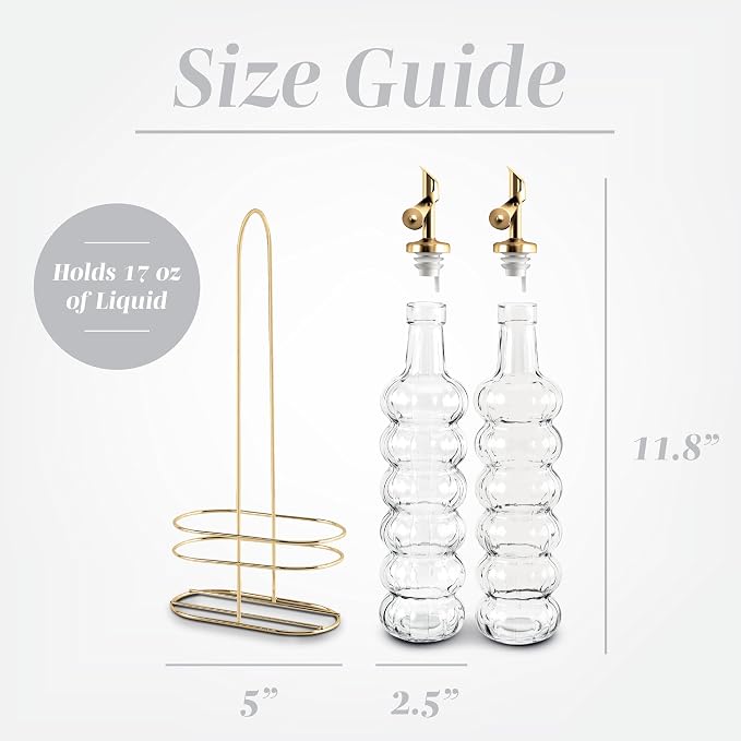 COOK WITH COLOR Glass Olive Oil Bottle Dispenser - Image 3