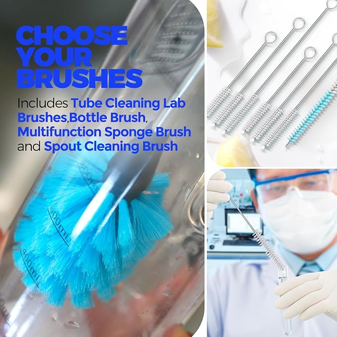 Holikme Bottle Brush Tube Cleaning Lab Set - Image 7