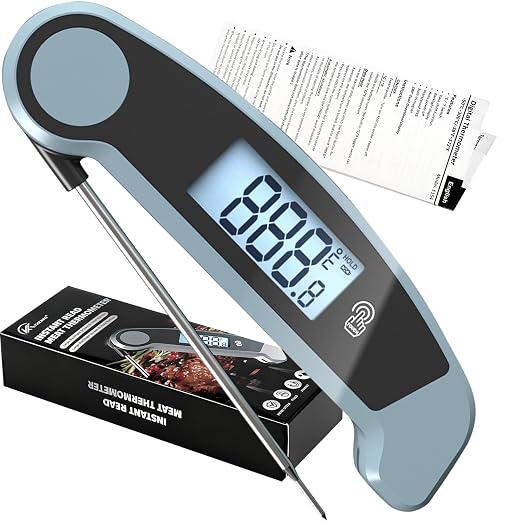 Meat Thermometer Digital Waterproof Instant Read Thermometer by CloudHand