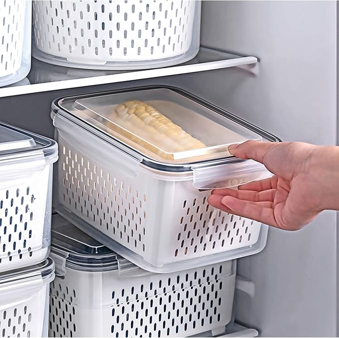 3Pack Fridge Food Storage Container Set - Image 2