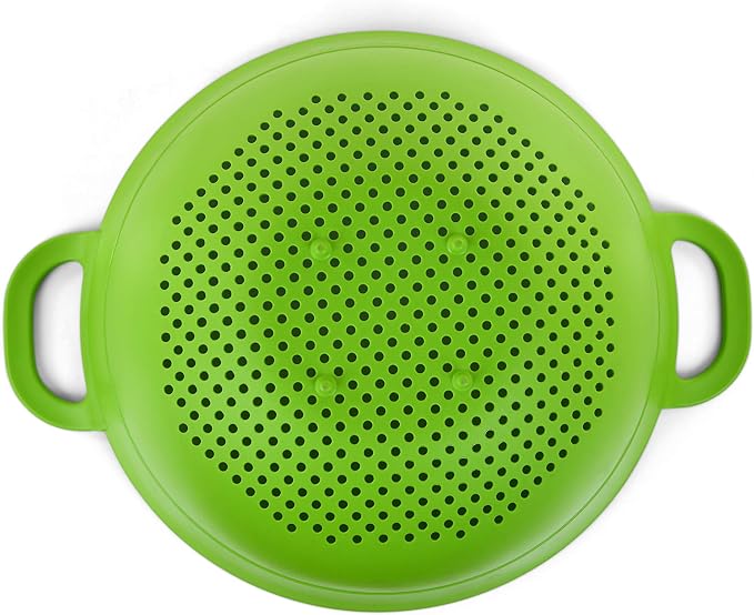 Mintra Home Plastic Strainer Colanders Set: 3, 3.5 and 5 Quart Double Strong - Image 5
