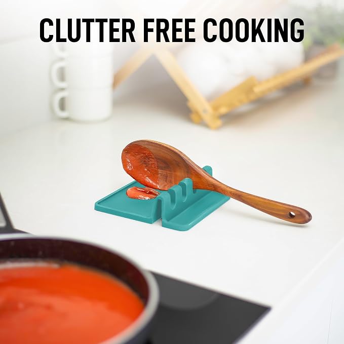 Zulay Kitchen Silicone Utensil Rest - Image 3