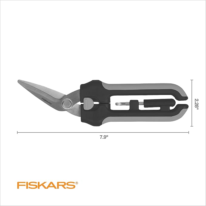 Fiskars Everyday Package Opener, Heavy-Duty Sharp Blades, Clamshell & Zip Tie - Image 2