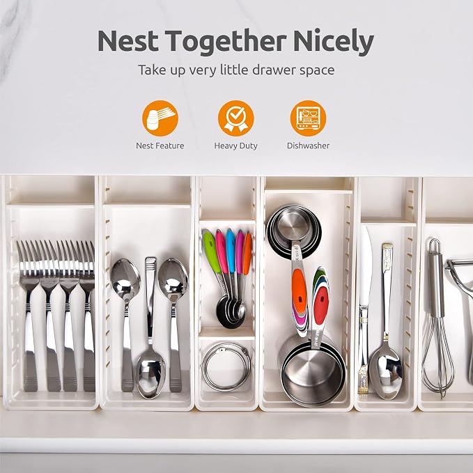 Measuring Cups : U-Taste 18/8 Stainless Steel Measuring Cups and Spoons Set of - Image 9