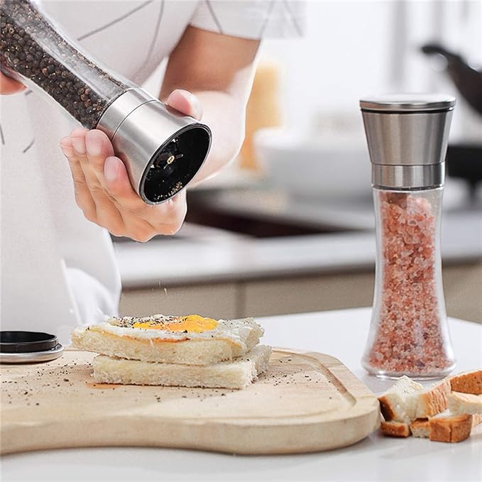 Elegant Pepper and Salt Grinder Set of 2, Best Spice Mill - Image 6