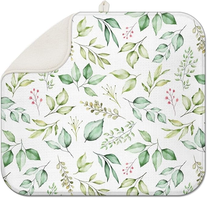 Dish Drying Mat Drainer Pads by Kuyig+Home