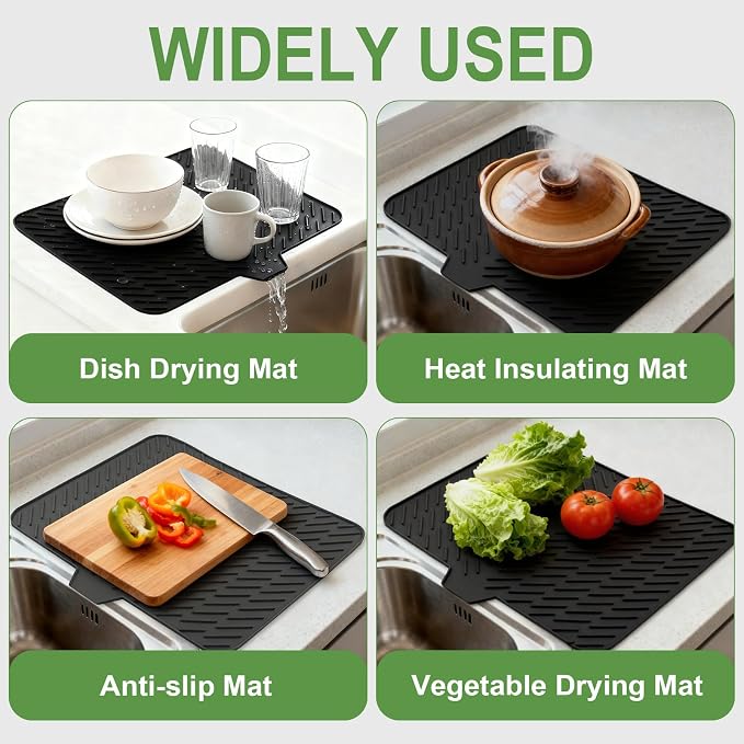 Silicone Drying Mat, Heat-Resistant, Eco-friendly, Hygienic Drying Pad - Image 6