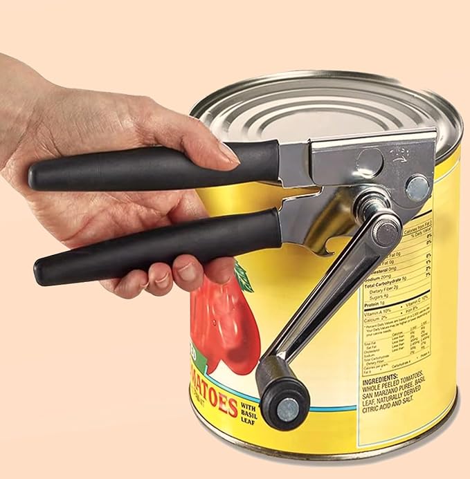 Heavy Duty Can Opener with Magnet – Commercial Can Opener Manual by ShoppingOnBed