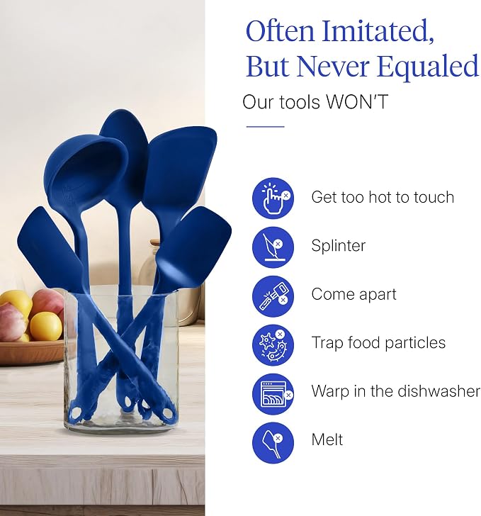 GIR: Get It Right 5-Piece Silicone Ultimate Kitchen Utensils Set - Image 5