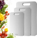 Titanium Cutting Board Set of 3, Titanium Cutting Boards by Sufkodu